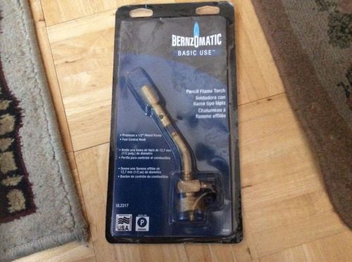 Bernzomatic Basic Use 1/2&#034; Pencil Flame Torch UL2317 NEW SEALED