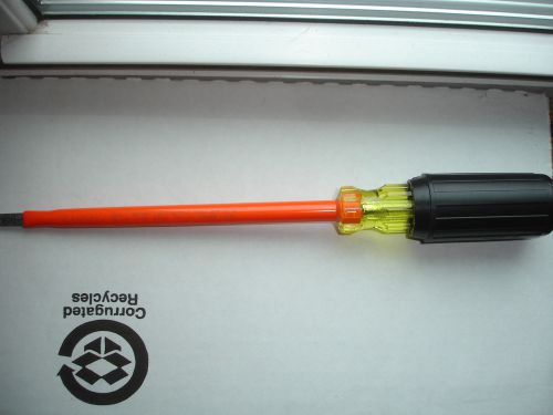 Electricians cementex mc6p-cg 3/16&#034; screwdriver rated for 1000 volts for sale