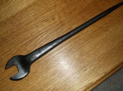 EXCELLENT ARMSTRONG TOOL SPUD WRENCH  7/8/1&#034; NUT ELECTRICAL STEEL WORKERS ES