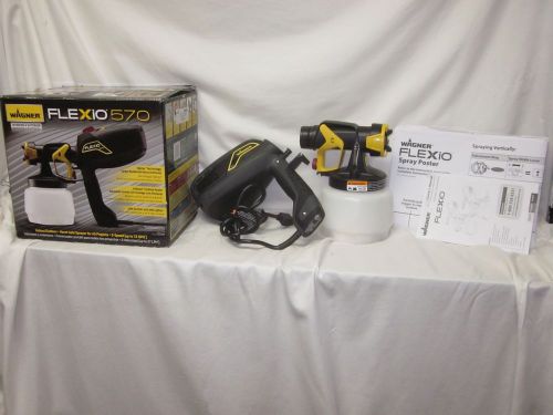 New Wagner HVLP Flexio 570 Paint Sprayer W/Box Household Remodel Construction