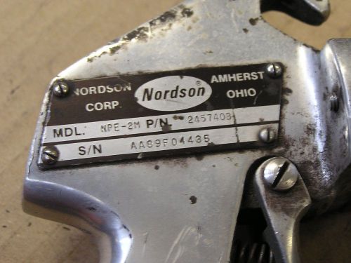 NORDSON #14 -- POWDER COAT COATING SPRAYER GUN &amp; CABLE