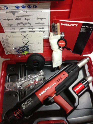 NEW!!! HILTI DX 351-CT POWER ACTUATED DIRECT FASTENING TOOL