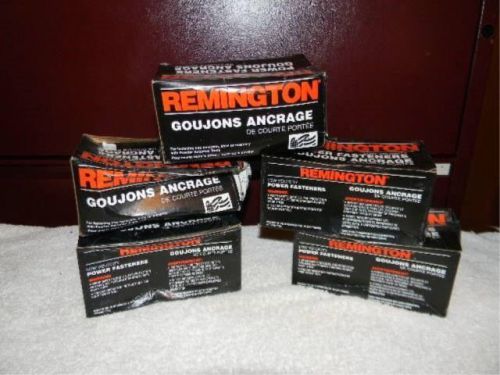 Remington 2&#034; Power Fasteners 100 pcs. #58051. 5 Boxes.