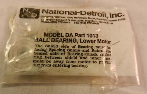 National-Detroit Model DA Part 1013 - Ball Bearing Lower Motor - New in Bag