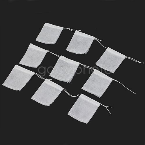 Wholesale 100 Pcs Disposable String Empty Seal Filter Paper Herb Loose Tea Bags