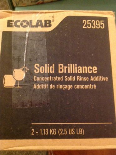 Ecolab Solid Brilliance 25395 ( TWO 2.5 LBS)