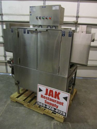 The stero company model er-44 series rack conveyor dishwasher warewashing system for sale