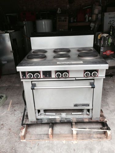 Electric convection oven; Garland SS686 Electric restaurant range