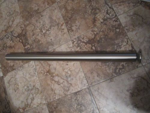 Stainless Steel Round Leg Accessory SRL.34, 2&#034;diameter,34&#034; with adjustable base