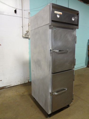 &#034; continental &#034; h.d. commercial s.s. up-right dual zone refrigerator + freezer for sale
