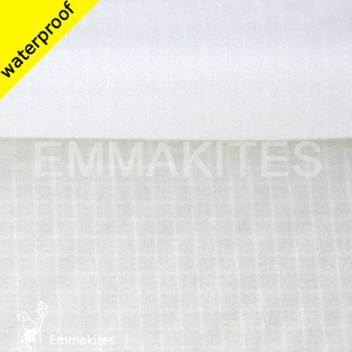 White LIGHT RIPSTOP NYLON FABRIC MATERIAL, 1.7Y W * 1Y