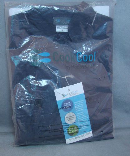 Happy Chef Cook Cool Chef Shirt, Gray, Short Sleeve Size M NEW
