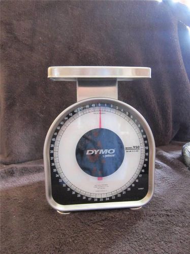 DYMO MECHANICAL SHIPPING SCALE 50lbs, MODEL Y50 - New in the Box 2Oz increments