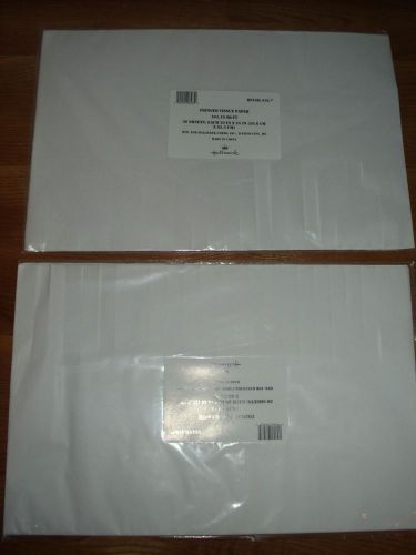 HALLMARK   QUALITY FRINGED tissue Gift Paper 60 WHITE Sheets  20&#039;&#039; X 25&#034; new