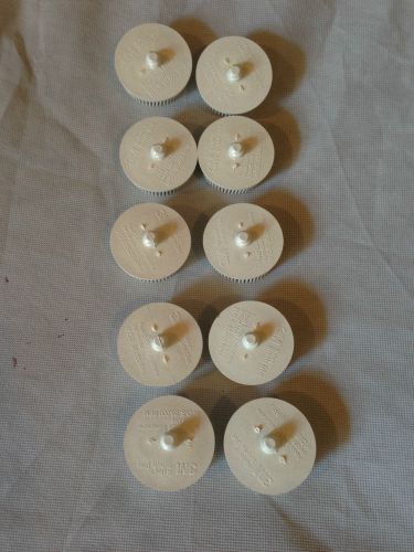 10x 3m 07529 3&#034; Scoth-brite Roloc Bristle Discs 120 grit white Cheapest on ebay