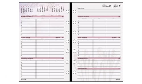 Day Runner Nature 3-in-1 Weekly Planner Refill, 2015, Item #481-385