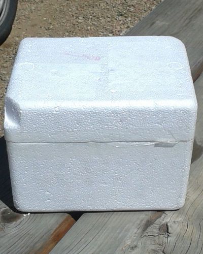 Styrofoam Insulated Cooler Shipping Container 11x9x8&#034; Fits a Six Pack