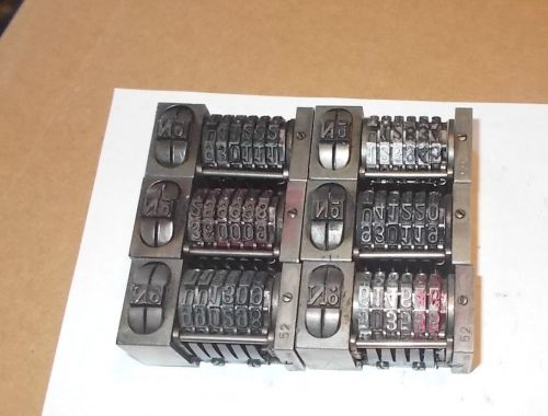 Letterpress Numbering Machines Atlantic Leibinger (6) 6 Rows Germany