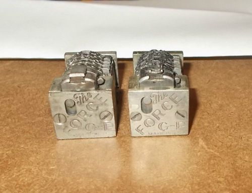 2 The Force GP William A Force &amp; Co.  Letterpress Numbering Machines USA