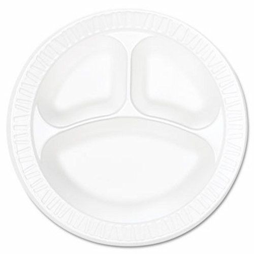Dart concorde foam plate, 10 1/4&#034; dia, white, 500 plates (dcc10cpwcr) for sale