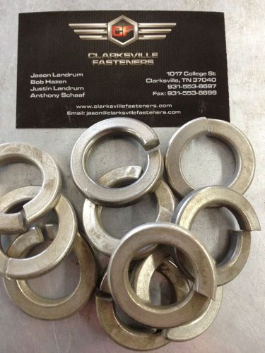 Stainless Steel Medium Split Lock Washers 1&#034; Qty 10