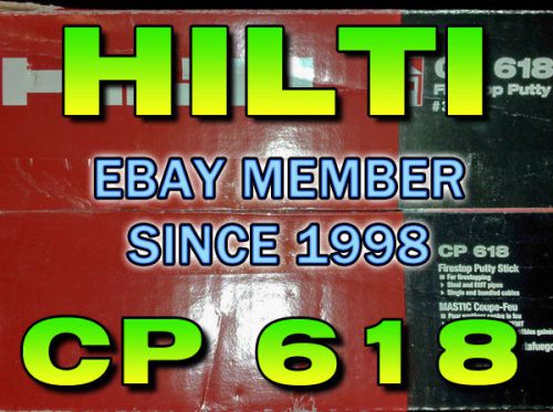 NEW Hilti Firestop Putty Stick CP 618 (Box of 12)