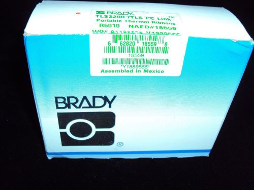 Brady portable thermal labels label ink pc link tls2200 r6010 ink ribbon 1 for sale