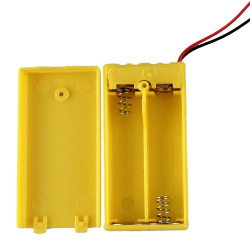 2 x AA 3V Battery Holder Box Case Wire Omniseal Shield W/11.81&#034;