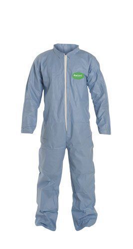 Liberty ProGard SMS Polypropylene Zipper Front Coverall with Elastic Wrists and