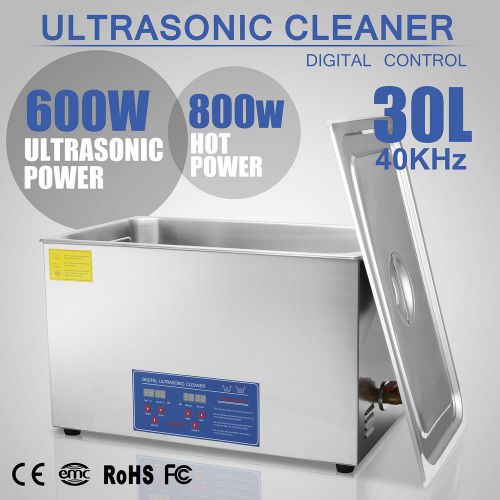 30l 30 l ultrasonic cleaner 1400w digital flow valve 10 sets transducers great for sale