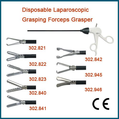 Brand New Disposable Laparoscopic Grasping Forceps Grasper ?5x330mm Laparoscopy