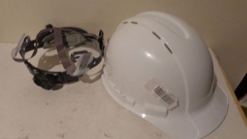 3M Tekk Protection White Vented Hard Hat with Ratchet Adjustment 91270-80025T