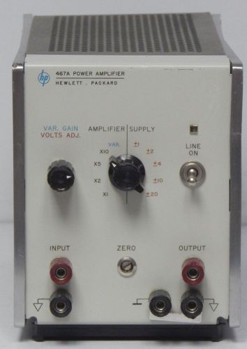 Hewlett Packard 467A Power Amplifier...Parts and Repair lj2706