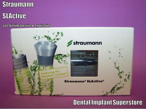 Straumann Tapered Effect Dental Implant - SLActive - 4.8mm x 12mm - EXP 2017-01