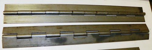 2-Steel Piano Hinge 24 X 3 Inches HEAVY Inches Cabinet/Door/Project/Boat/Furnitu