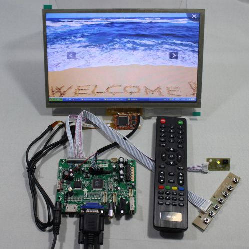 HDMI+VGA+AV+Audio+USB FPV Controller board+10.2inch CLAA102NA0ACW+Multi-touch