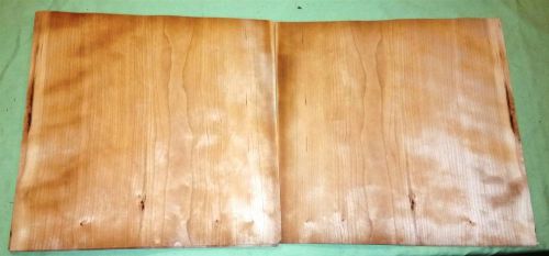 Cherry 12.5 x 12.25 wood Veneer Curly (#v1680)