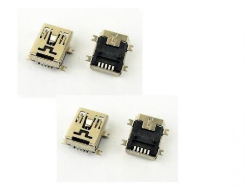 20PCS Mini USB Connector Type B 5 Pin Female SMT Socket
