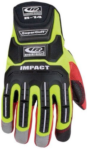 New ringers r 14 impact mechanics hi vis gloves large for sale