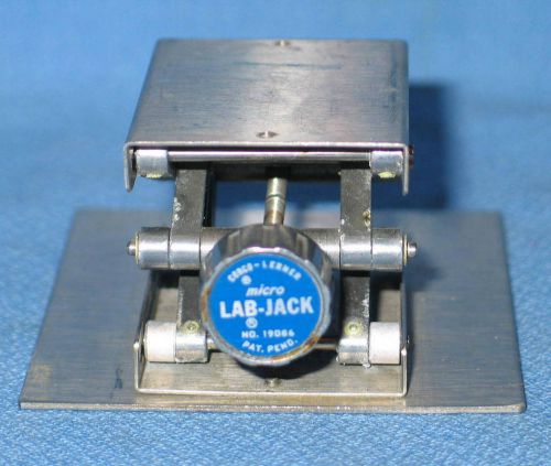 Cenco-Lerner Micro LAB-JACK No 19086 One 3&#034; x 3&#034; Plate - Opens 15/16&#034; to 3 1/4&#034;