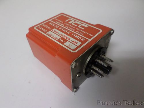 Used National Controls 8-Pin Octal Solid State Timer, 3-300 Range, CKK-300-461