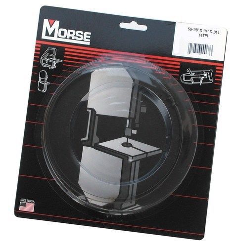Mk morse zcbb14 14tpi woodworking stationary bandsaw blade, 56-1/8-inch by 1/... for sale