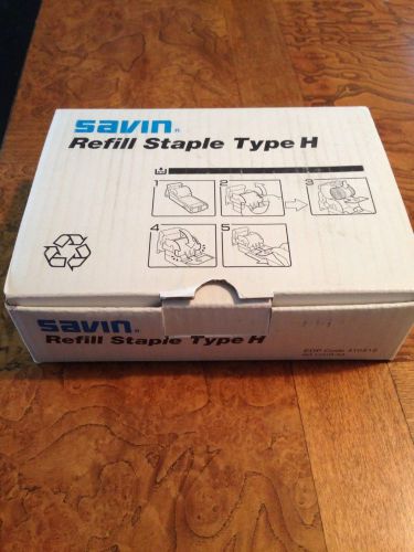 Savin type h staple cartridge and three refills ricoh 9849 9850 for sale