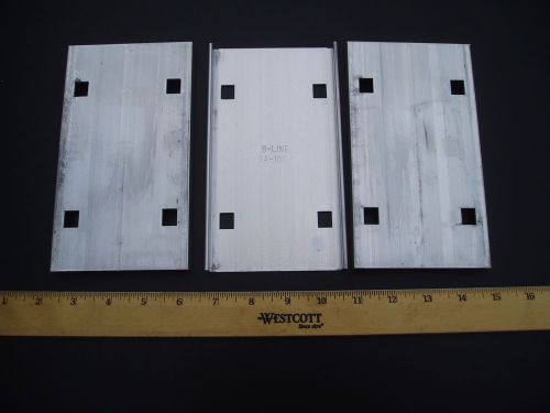 14 Pair 28 pcs Cooper B-line Aluminum Splice Plates size 4&#034; - no hardware