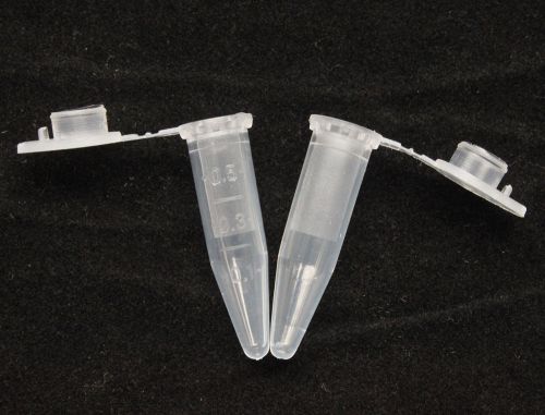 0.5ml, 0.5 ml Micro Centrifuge Tubes, Vials bottle Liquid Sample Test Tubes 500P