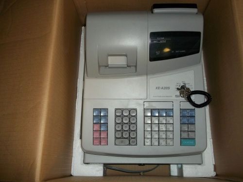 Sharp Cash Register XE-A20S Thermal Printer 99 Department Works Great In box