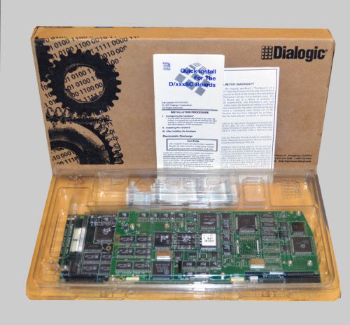NEW DIALOGIC DCB/960SC Voice Interface Card, 3 DSP Audio Conferencing Board
