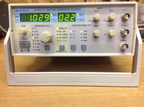 Madell CA 1640-20 20 MHz Sweep function Generator/ Counter