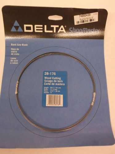 Delta 28-176 59-1/2&#034; x 1/8&#034; x 14 tpi band saw blade wood cutting free ship(a62s) for sale