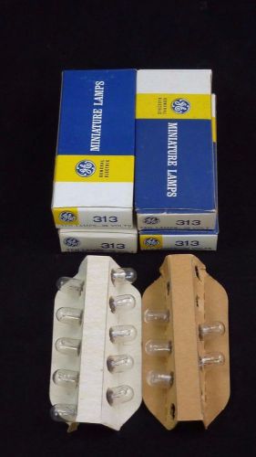 GE General Electric 313 Miniature Lamps 28V - Lot of 55
